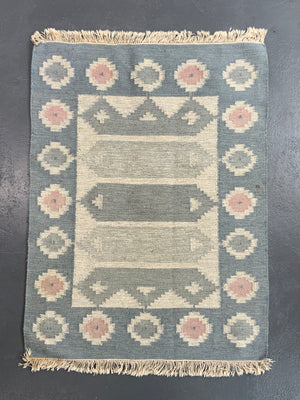 Swedish Rölakand flatweave rug (191 x 141cm)