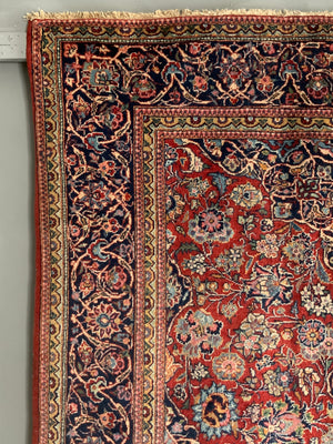 Fine vintage Kechan dozar rug (206 x 131cm)