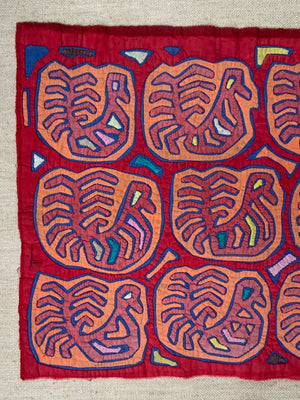 Panamanian San Blas mola appliqué (47 x 35cm)