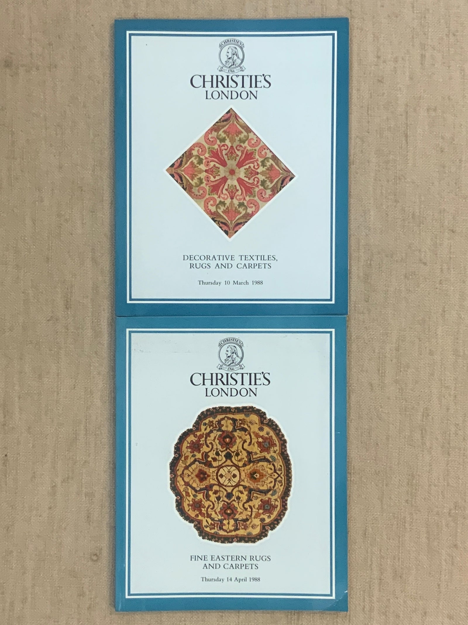 2 x Christie’s auction catalogues 1988