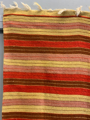 Turkish fine striped extra long kilim runner (976 x 71cm)