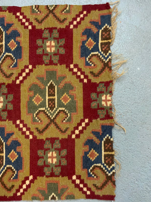 Swedish unfinished vintage tapestry (64 x 59cm)