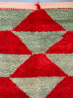 Turkish Obruk looped pile Çeki Tülü rug (152 x 121cm)