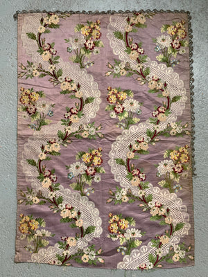Lyon or Spitalfields antique brocade (76 x 53cm)