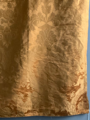 European tan yellow silk (178 x 134cm)