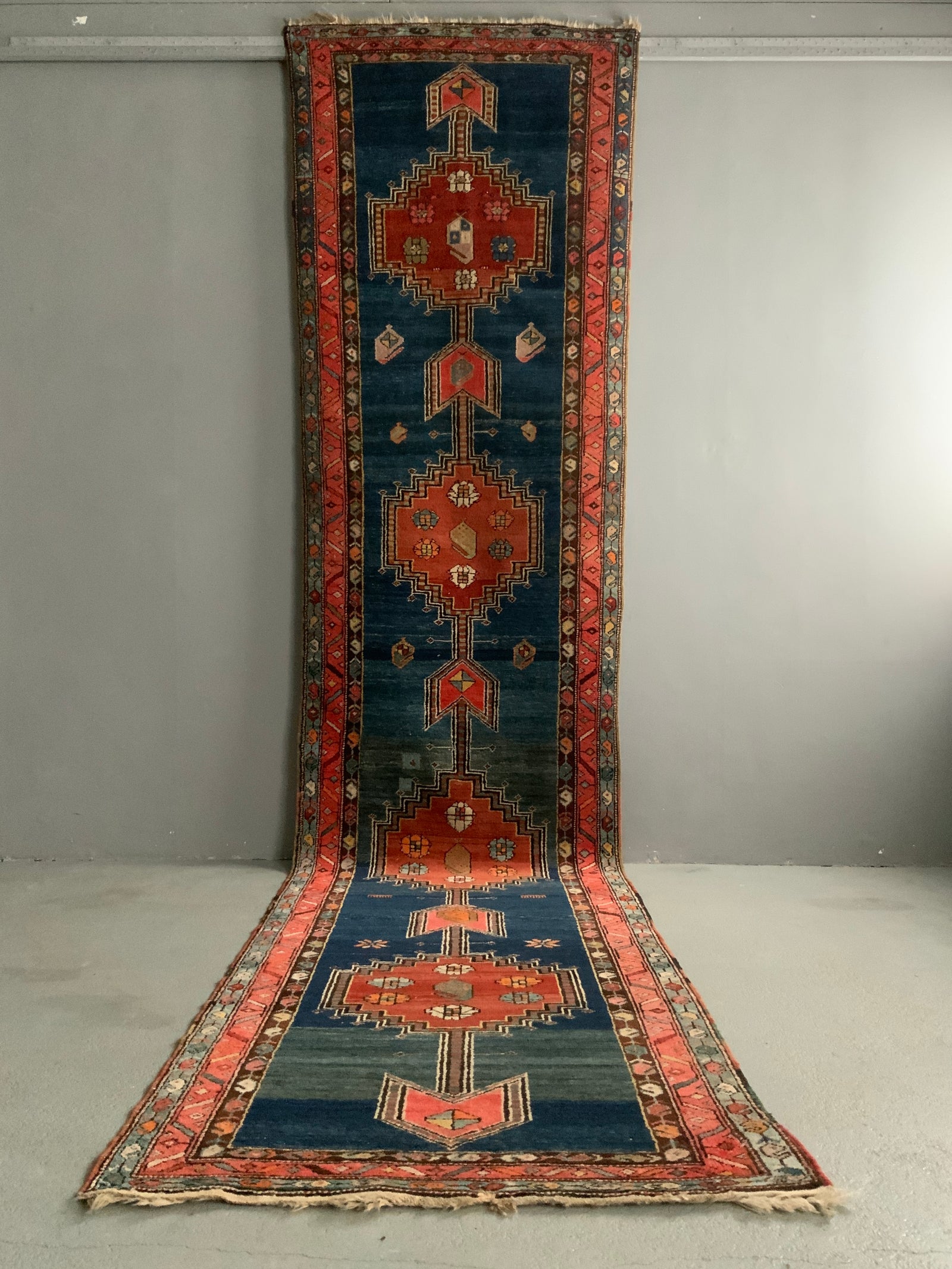 NWP Kurdish antique runner (408 x 94cm)