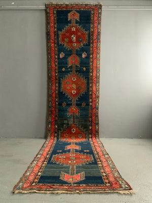 NWP Kurdish antique runner (408 x 94cm)