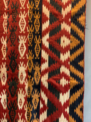 Uzbek vintage Flatweave (209 x 189cm)