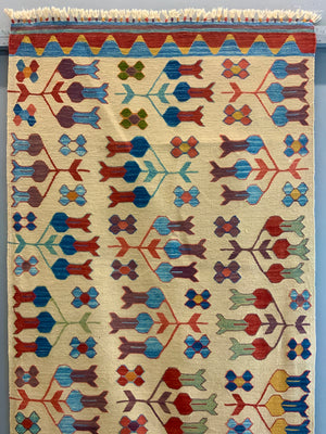 Turkish Konya natural dye kilim runner (308 x 92cm) *new