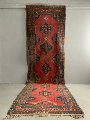NWP Kurdistan antique runner 406 x 115