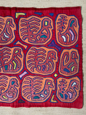 Panamanian San Blas mola appliqué (47 x 35cm)