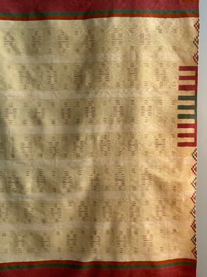 Algerian vintage wool and cotton flatweave (262 x 116cm)