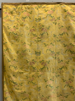 Lyon or Spitalfields antique silk brocade (183 x 148cm)