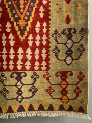 Turkish Konya natural dye kilim short runner (201 x 73cm) *new