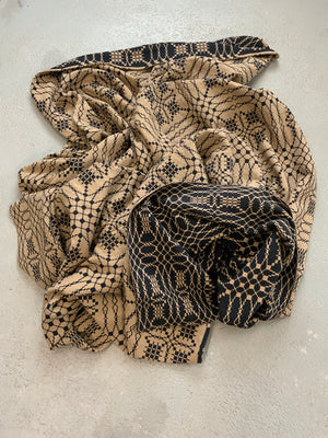 American antique cotton double weave bedcover (280 x 235cm)