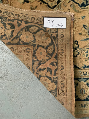 Kashan small vintage rug (148 x 106cm)