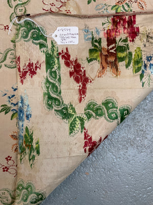 French Lyon antique brocade silk (201 x 102cm)
