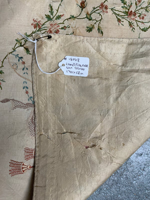 Spitalfields or Lyon antique brocade silk (170 x 58cm)
