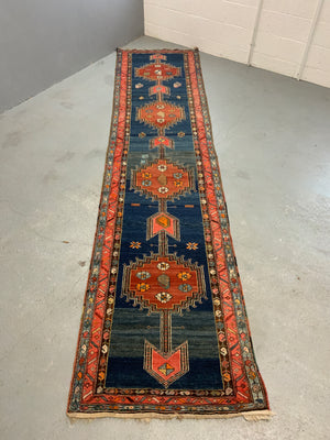 NWP Kurdish antique runner (408 x 94cm)
