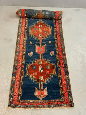 NWP Kurdish antique runner (408 x 94cm)
