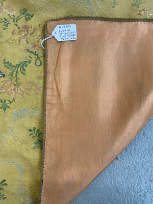 Lyon or Spitalfields antique silk brocade (183 x 148cm)