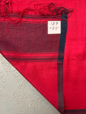 Turkmen heavy silk band (189 x 85cm)