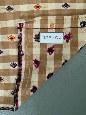 Turkish Anatolian flatweave cover (230 x 170cm)