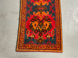 CROR bespoke Turkish 'house style' Ushak design runner (405 x 93cm) *new