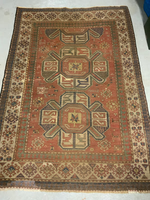 Caucasian antique Kasak rug (224 x 158cm)