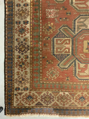 Caucasian antique Kasak rug (224 x 158cm)