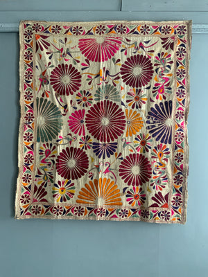 Indian Gujarat embroidery (146 x 125cm)