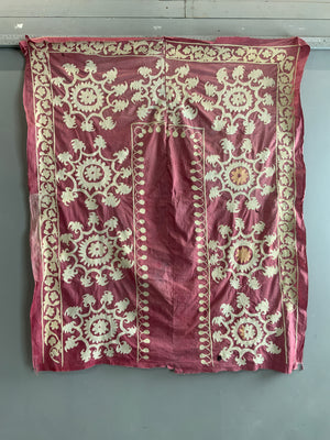 Samarakand pink ground vintage Suzani af *  (178 x 150)