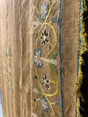 Portuguese or Salamanca embroidered bedcover (226 x 160cm)