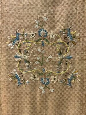 Portuguese or Salamanca embroidered bedcover (226 x 160cm)