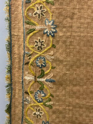 Portuguese or Salamanca embroidered bedcover (226 x 160cm)