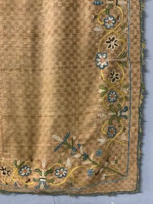 Portuguese or Salamanca embroidered bedcover (226 x 160cm)