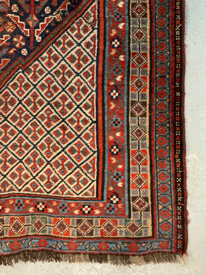 Khamseh antique small carpet (254 x 158cm)