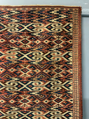 Turkmen antique Yomut palas kilim (213 x 112cm)