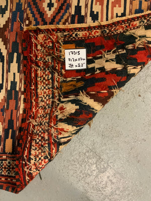 Turkmen antique Yomut palas kilim (213 x 112cm)