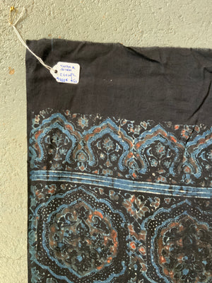 Indo-Pak genuine Adrakh / Adrak cotton shawl (260 x 82cm)