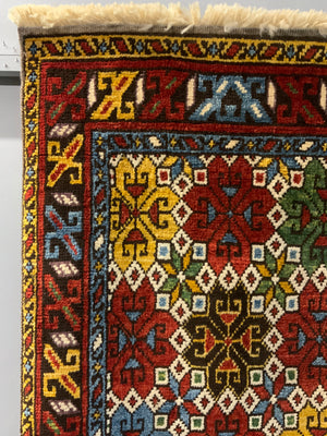 Turkish runner handspun wool natural dyes (290 x 76 cm) *new