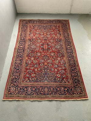 Fine vintage Kechan dozar rug (206 x 131cm)