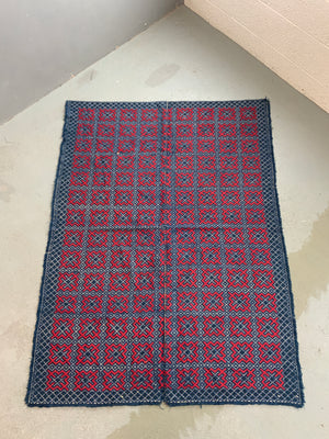 Norwegian wool doubleweave cover (176 x 131cm)