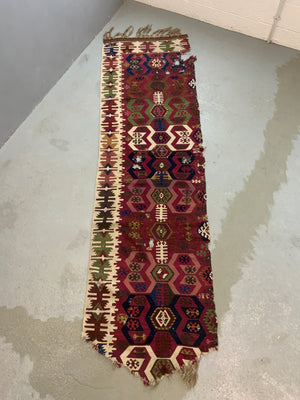 Anatolian kilim fragment (275 x 81cm)
