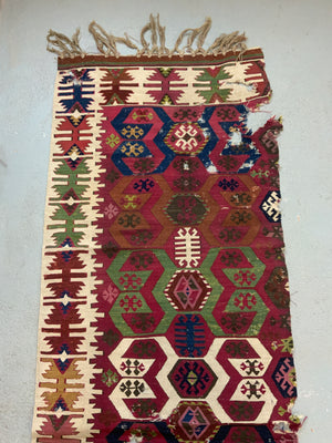 Anatolian kilim fragment (275 x 81cm)