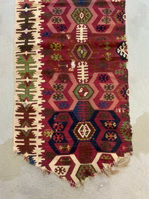 Anatolian kilim fragment (275 x 81cm)