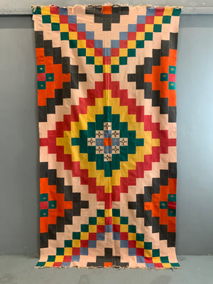 W. African Ivory Coast cotton mantle (248 x 131cm)