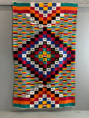 W. African Ivory Coast cotton mantle (226 x 134cm)