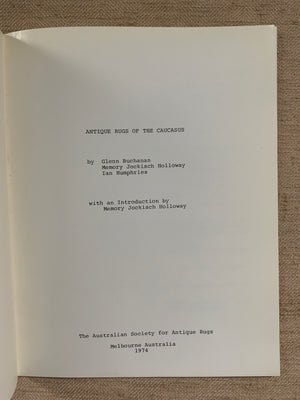 Buchanan, Glenn et al. : Antique Rugs from the Caucasus