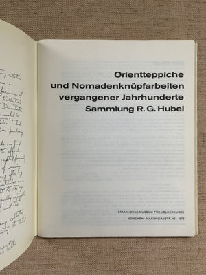 Hubel, R.G. : Alte Orientteppiche und Nomadenknupfarbeiten.
